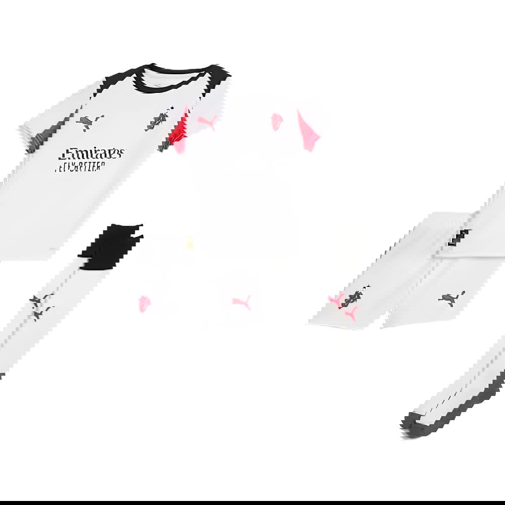 Lacné Futbalove Dresy AC Milan Detské Preč Dres 2025-2026