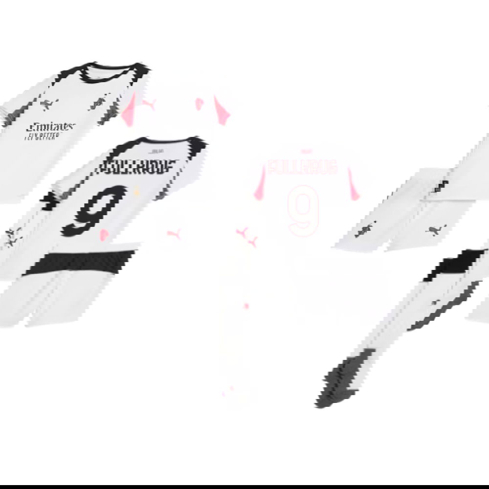 Lacné Futbalove Dresy AC Milan Detské FULLKRUG #9 Preč Dres 2025-2026