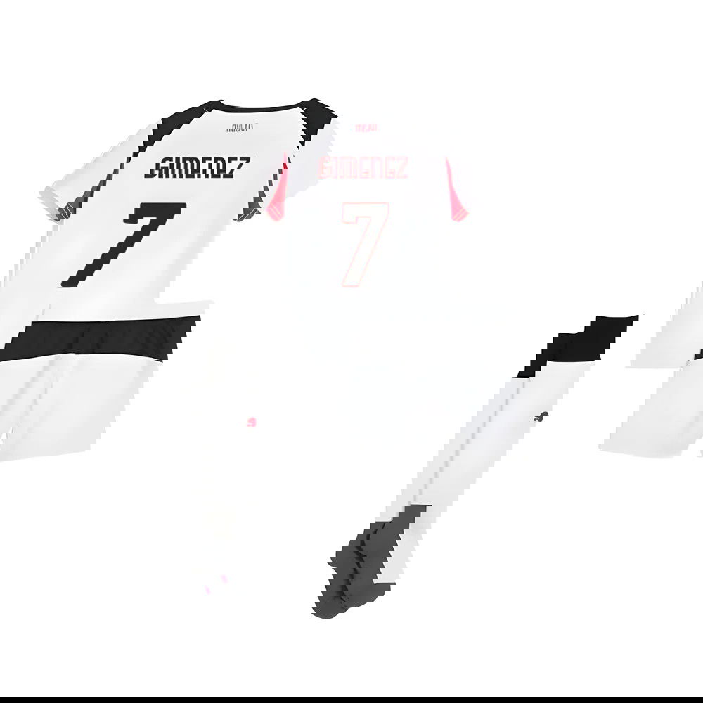 Lacné Futbalove Dresy AC Milan Detské GIMENEZ #7 Preč Dres 2025-2026