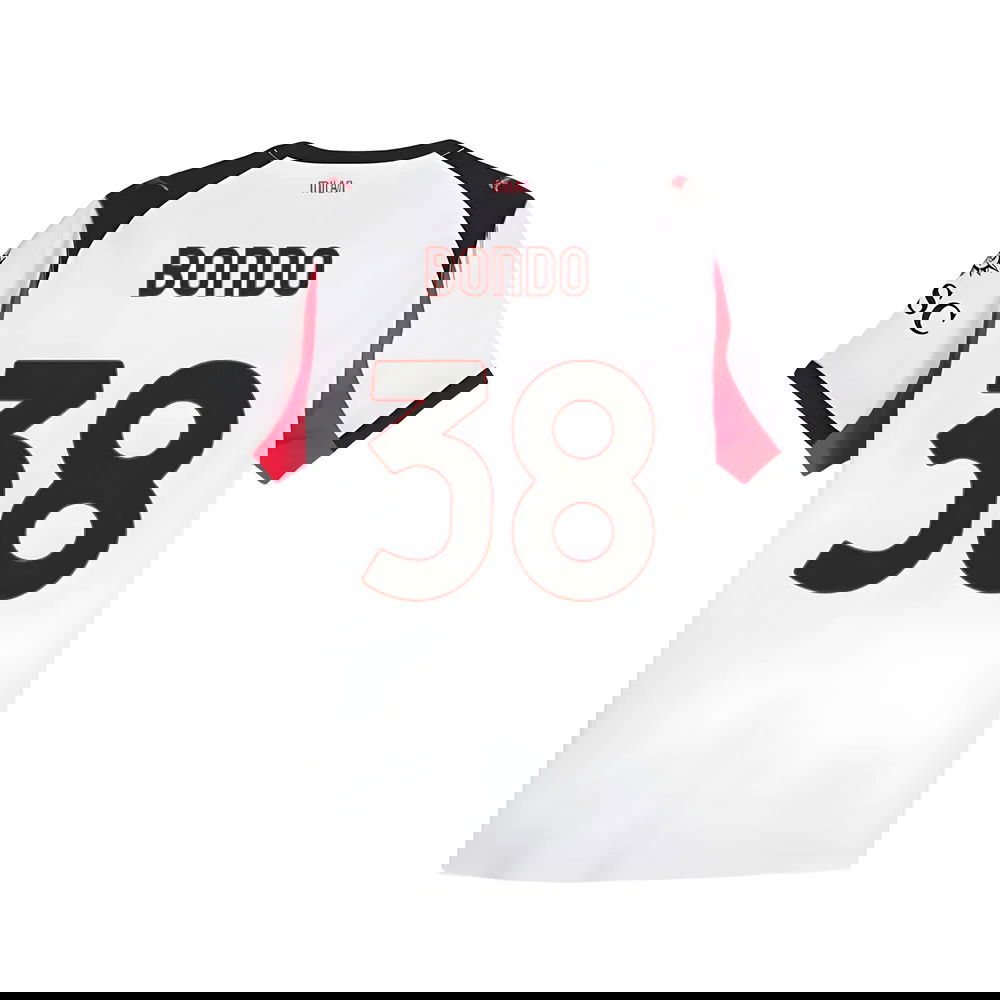 Lacné Futbalove Dresy AC Milan BONDO #38 Preč Dres 2025-2026