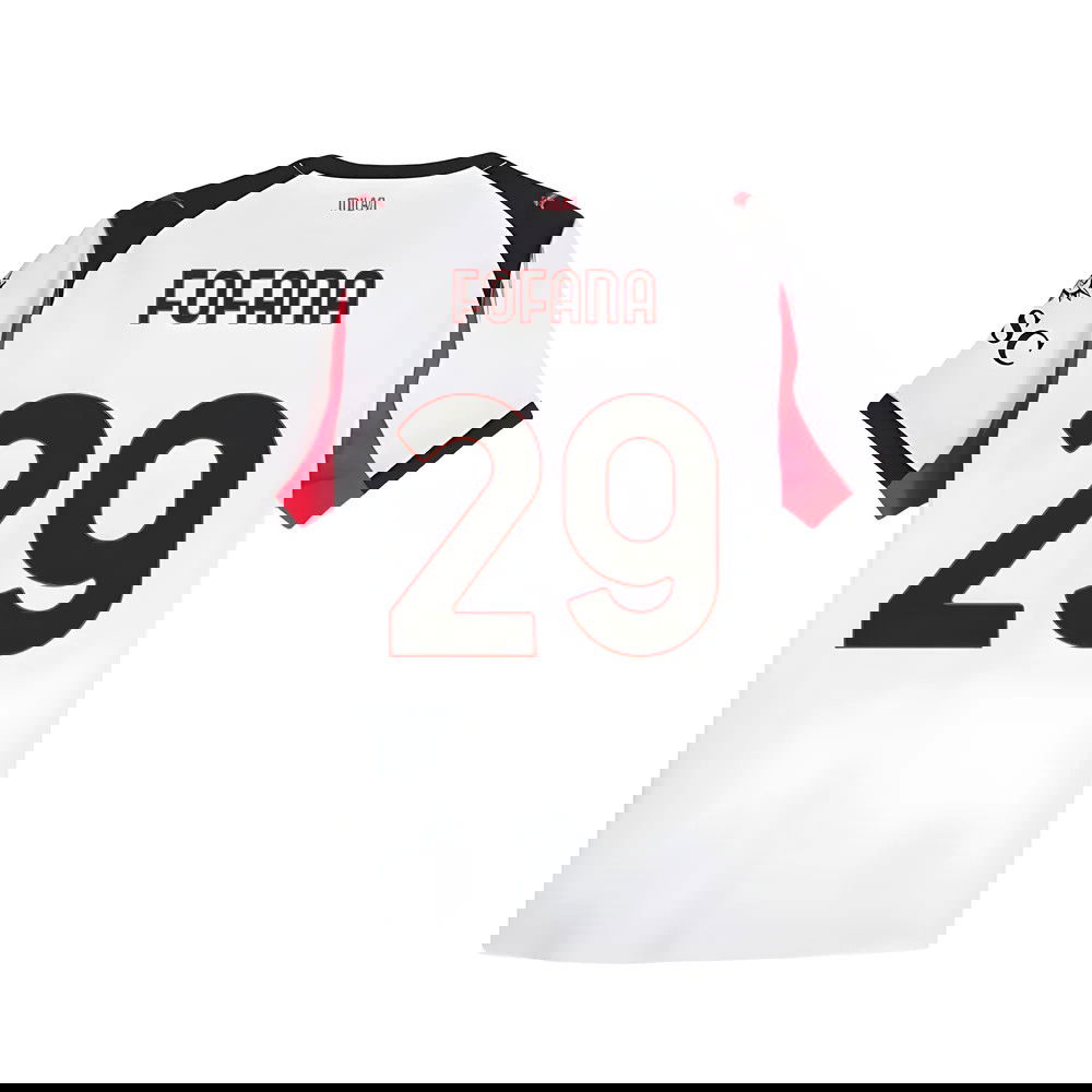 Lacné Futbalove Dresy AC Milan FOFANA #29 Preč Dres 2025-2026