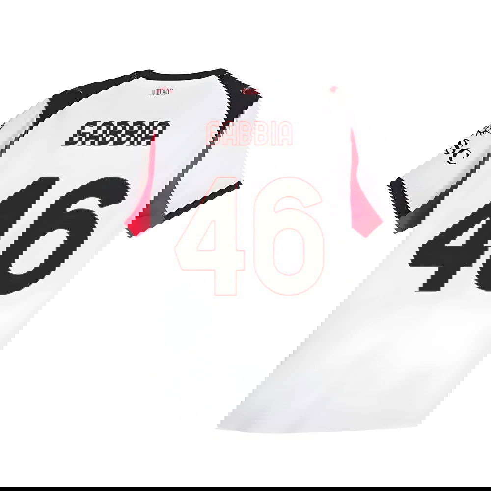 Lacné Futbalove Dresy AC Milan GABBIA #46 Preč Dres 2025-2026