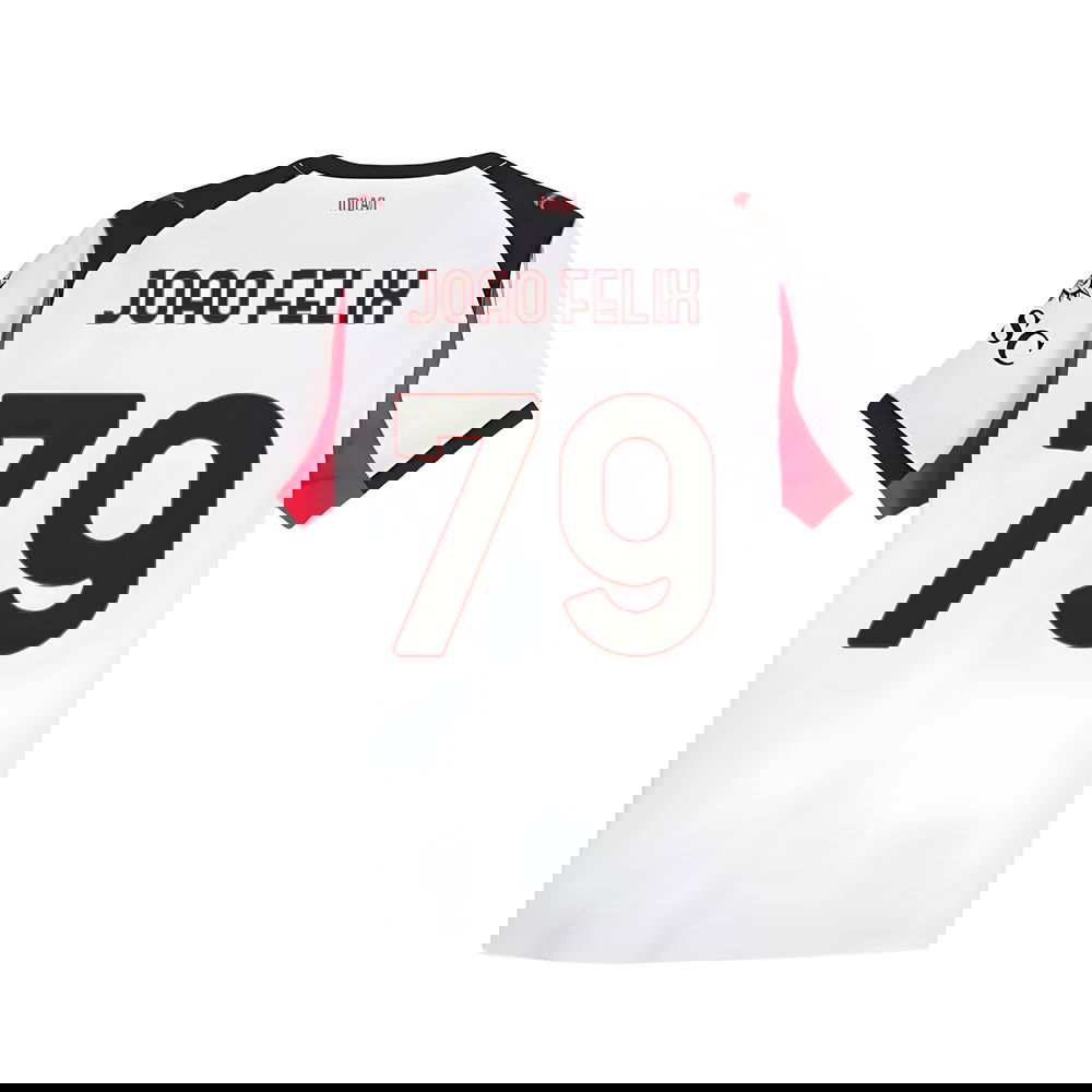 Lacné Futbalove Dresy AC Milan JOAO FELIX #79 Preč Dres 2025-2026