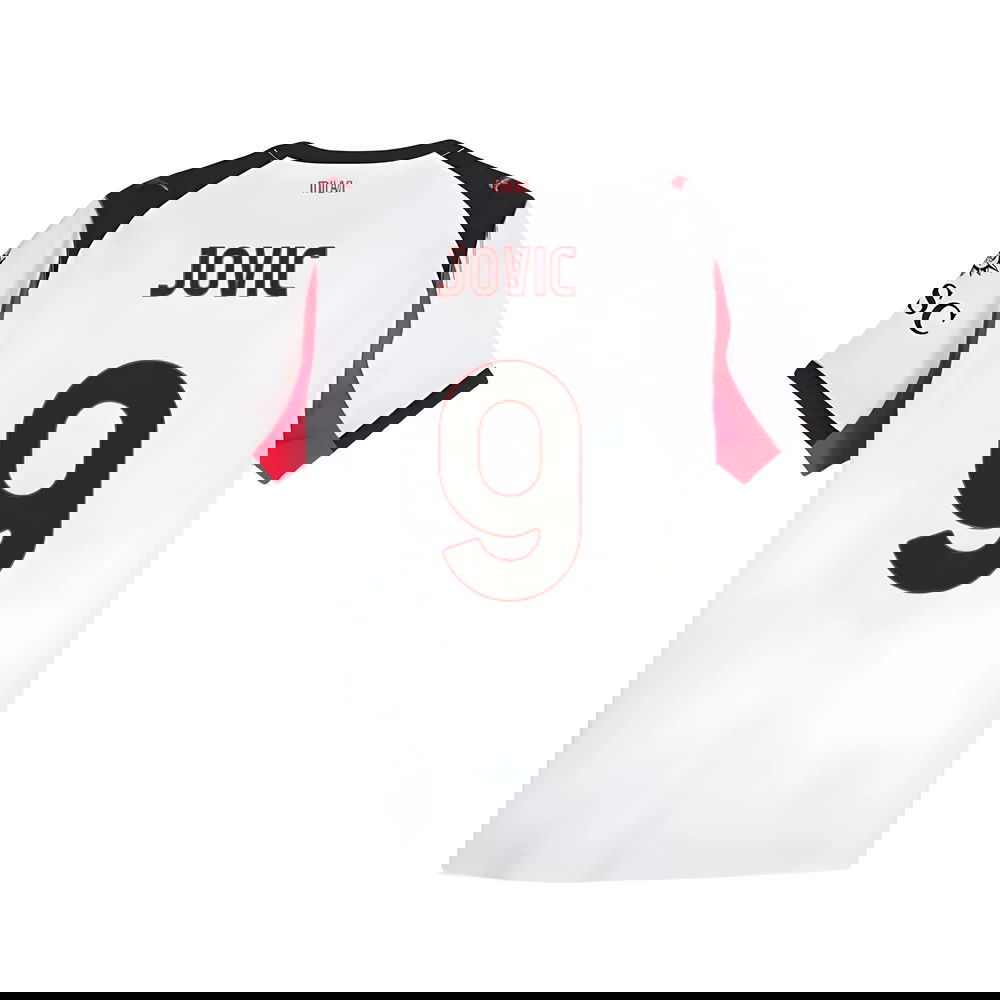 Lacné Futbalove Dresy AC Milan JOVIC #9 Preč Dres 2025-2026