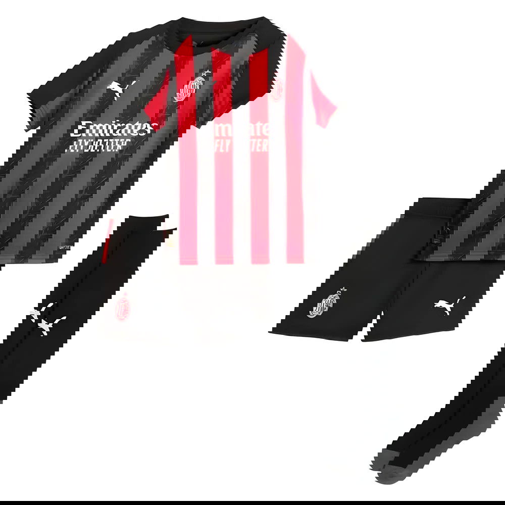 Lacné Futbalove Dresy AC Milan Detské Domáci Dres 2025-2026