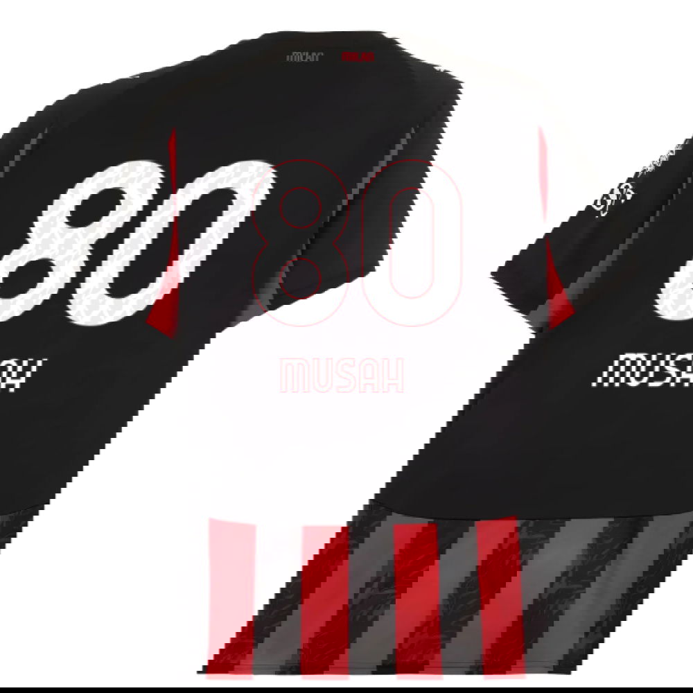 Lacné Futbalove Dresy AC Milan MUSAH #80 Domáci Dres 2025-2026