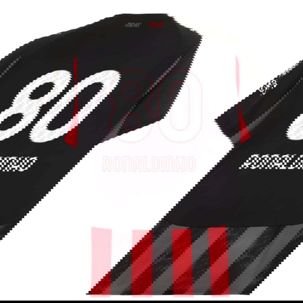 Lacné Futbalove Dresy AC Milan RONALDINHO #80 Domáci Dres 2025-2026