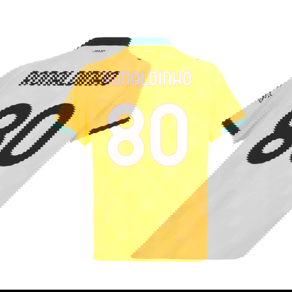 Lacné Futbalove Dresy AC Milan RONALDINHO #80 Tretina Dres 2025-2026