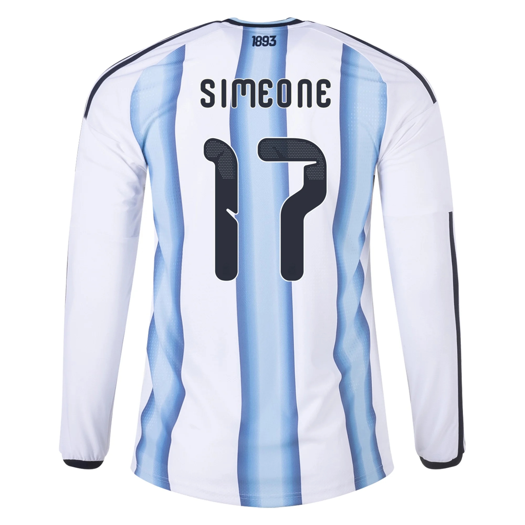 Lacné Futbalove Dresy Argentína Dlhý Rukáv GIULIANO SIMEONE #17 Domáci Dres Majstrovstvá sveta 2026