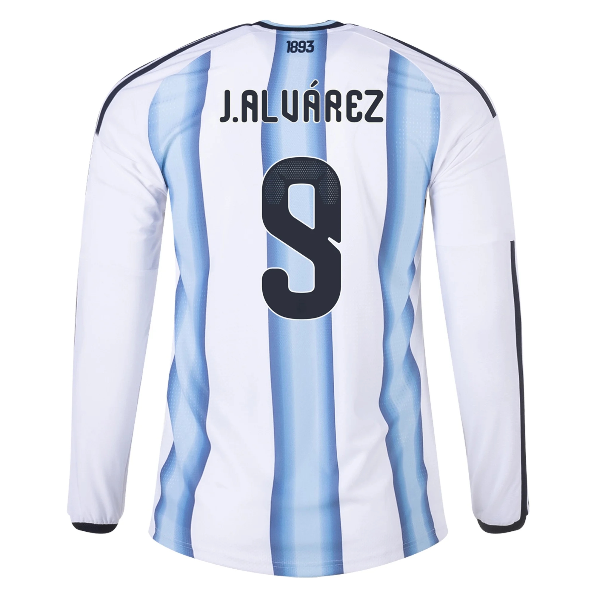Lacné Futbalove Dresy Argentína Dlhý Rukáv JULIAN ALVAREZ #9 Domáci Dres Majstrovstvá sveta 2026