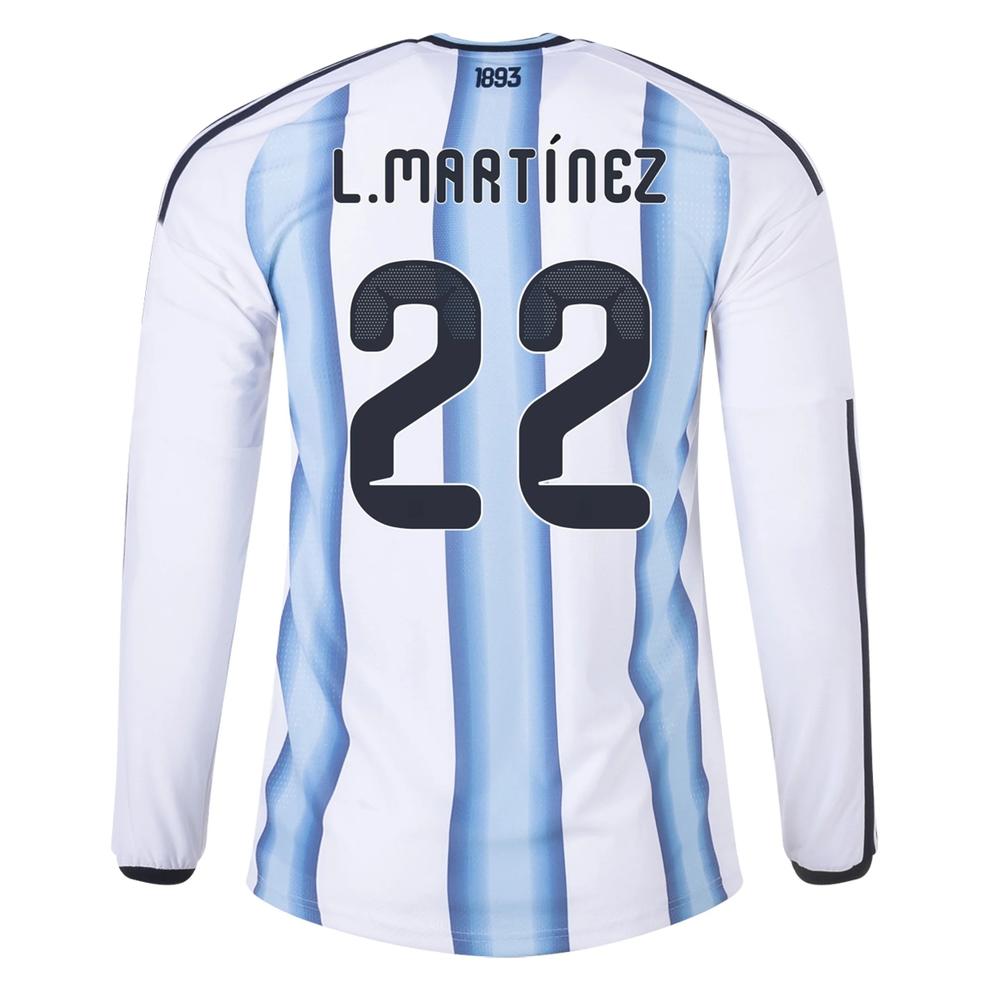 Lacné Futbalove Dresy Argentína Dlhý Rukáv LAUTARO MARTINEZ #22 Domáci Dres Majstrovstvá sveta 2026