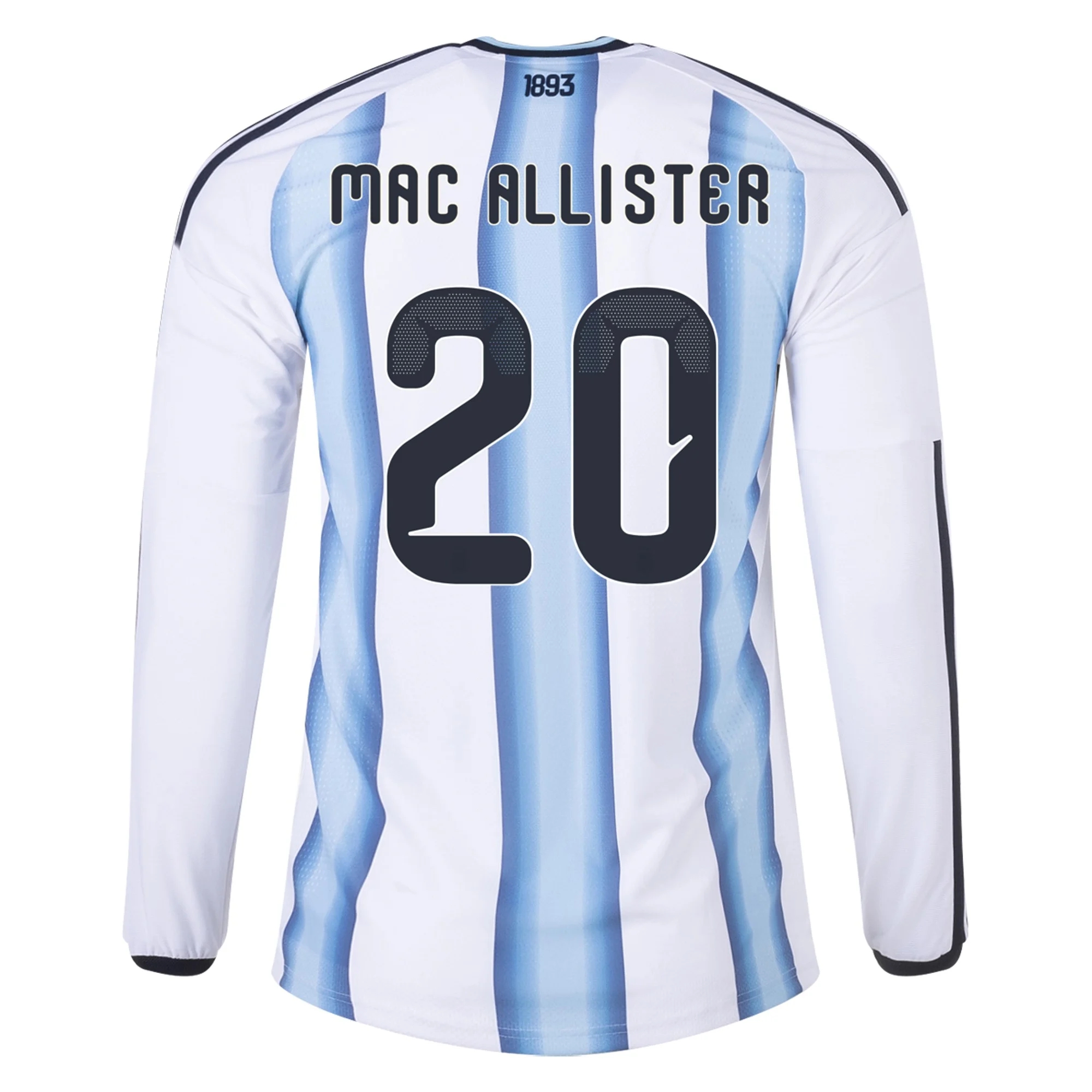Lacné Futbalove Dresy Argentína Dlhý Rukáv MAC ALLISTER #20 Domáci Dres Majstrovstvá sveta 2026