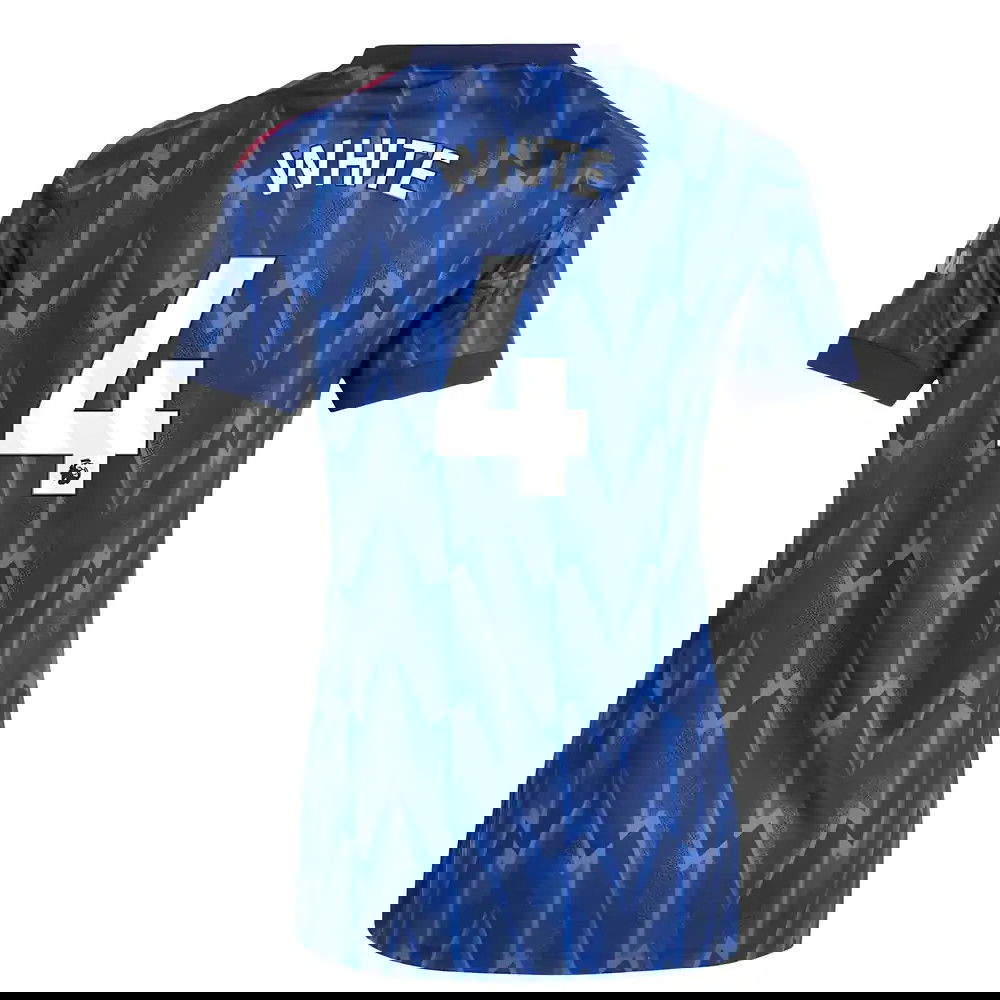 Lacné Futbalove Dresy Arsenal Dámské WHITE #4 Preč Dres 2025-2026