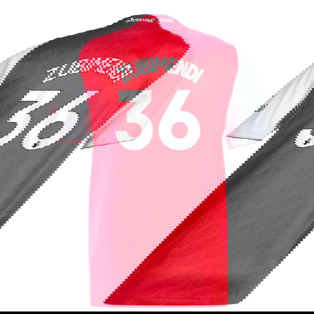 Lacné Futbalove Dresy Arsenal ZUBIMENDI #36 Domáci Dres 2025-2026