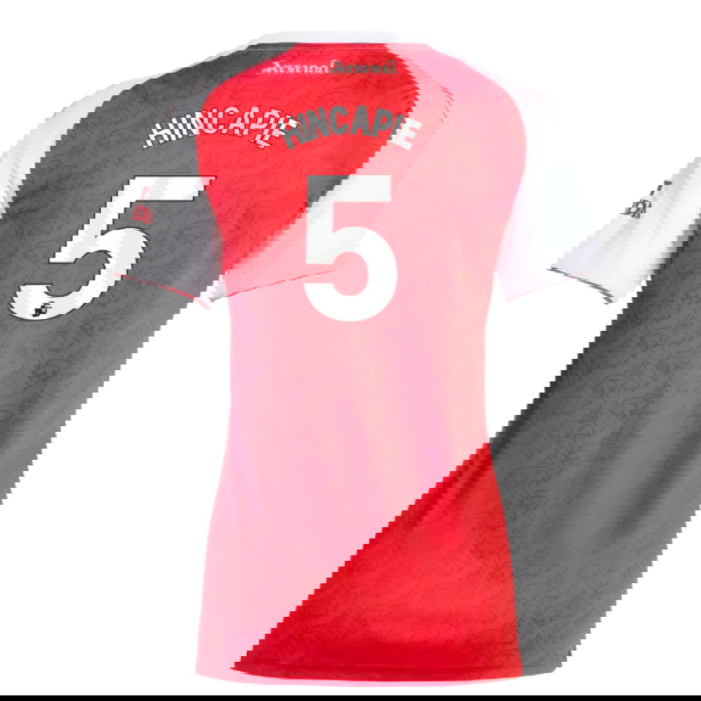 Lacné Futbalove Dresy Arsenal Dámské HINCAPIE #5 Domáci Dres 2025-2026