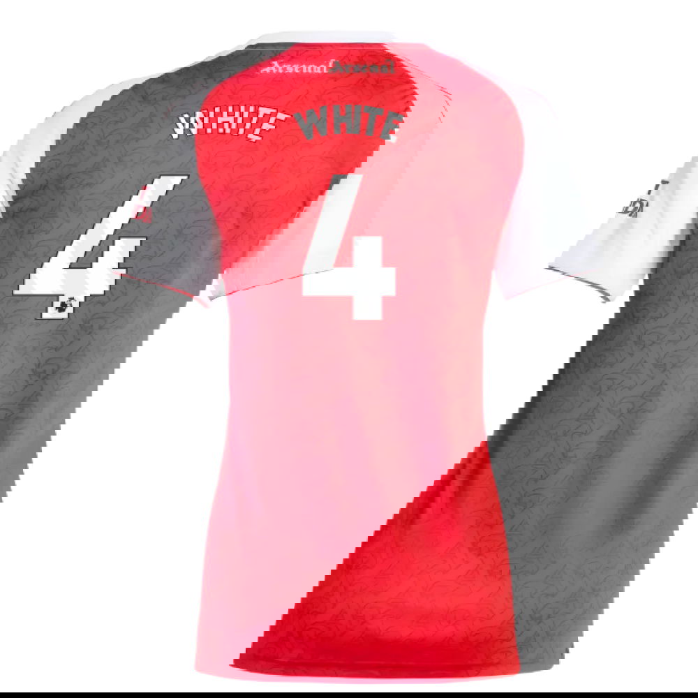 Lacné Futbalove Dresy Arsenal Dámské WHITE #4 Domáci Dres 2025-2026