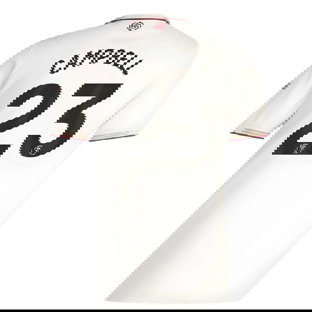 Lacné Futbalove Dresy Arsenal CAMPBELL #23 Tretina Dres 2025-2026