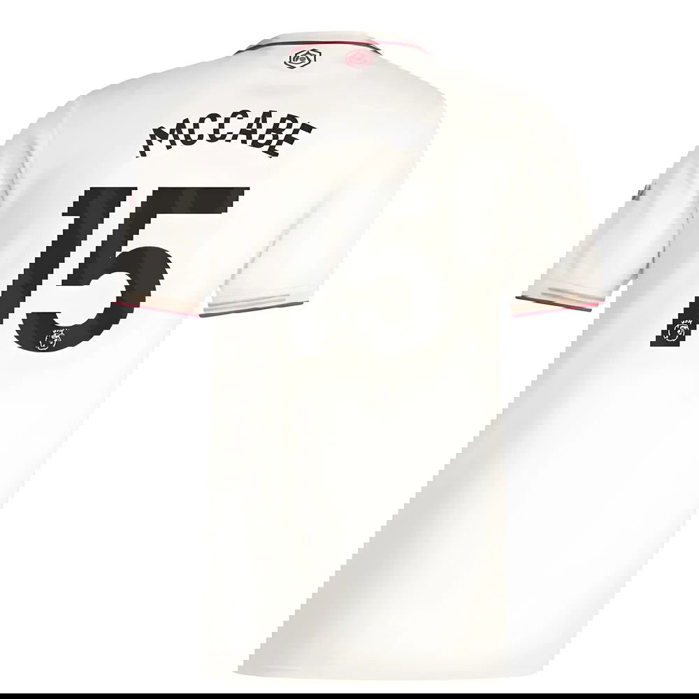 Lacné Futbalove Dresy Arsenal MCCABE #15 Tretina Dres 2025-2026