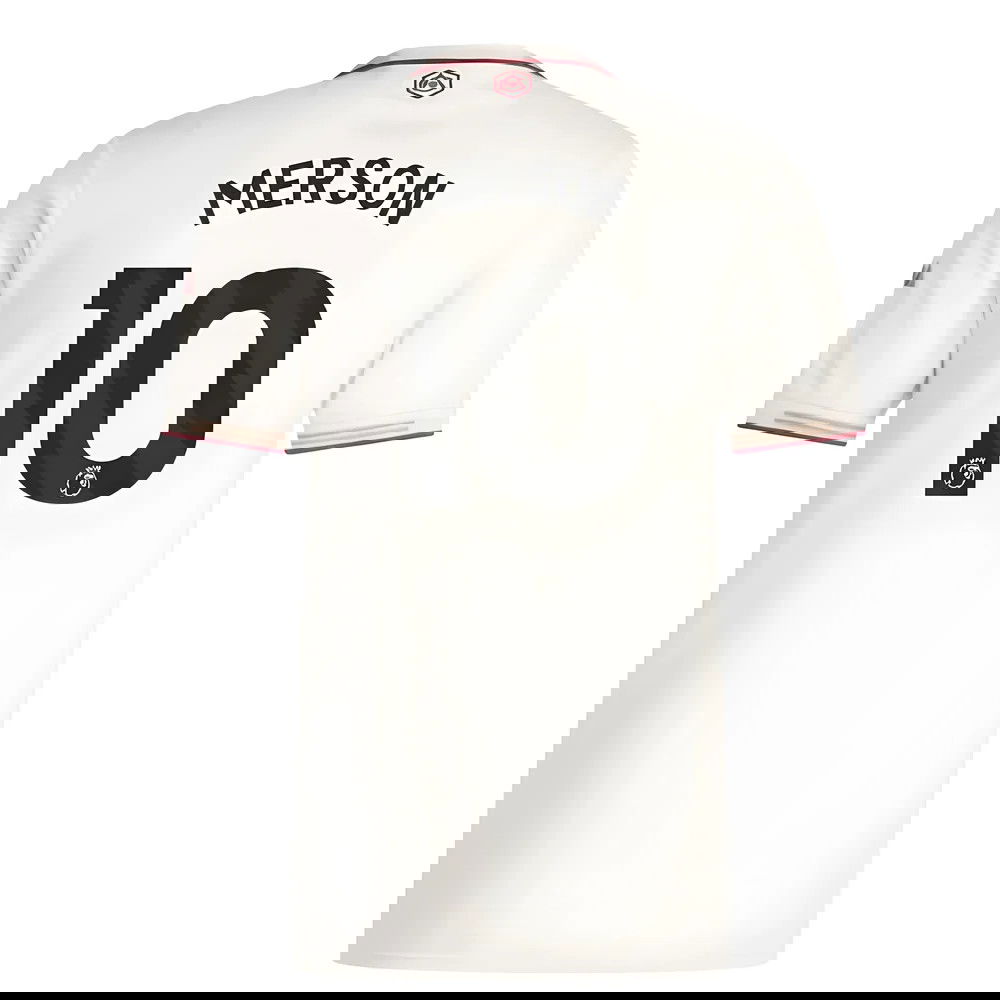 Lacné Futbalove Dresy Arsenal MERSON #10 Tretina Dres 2025-2026