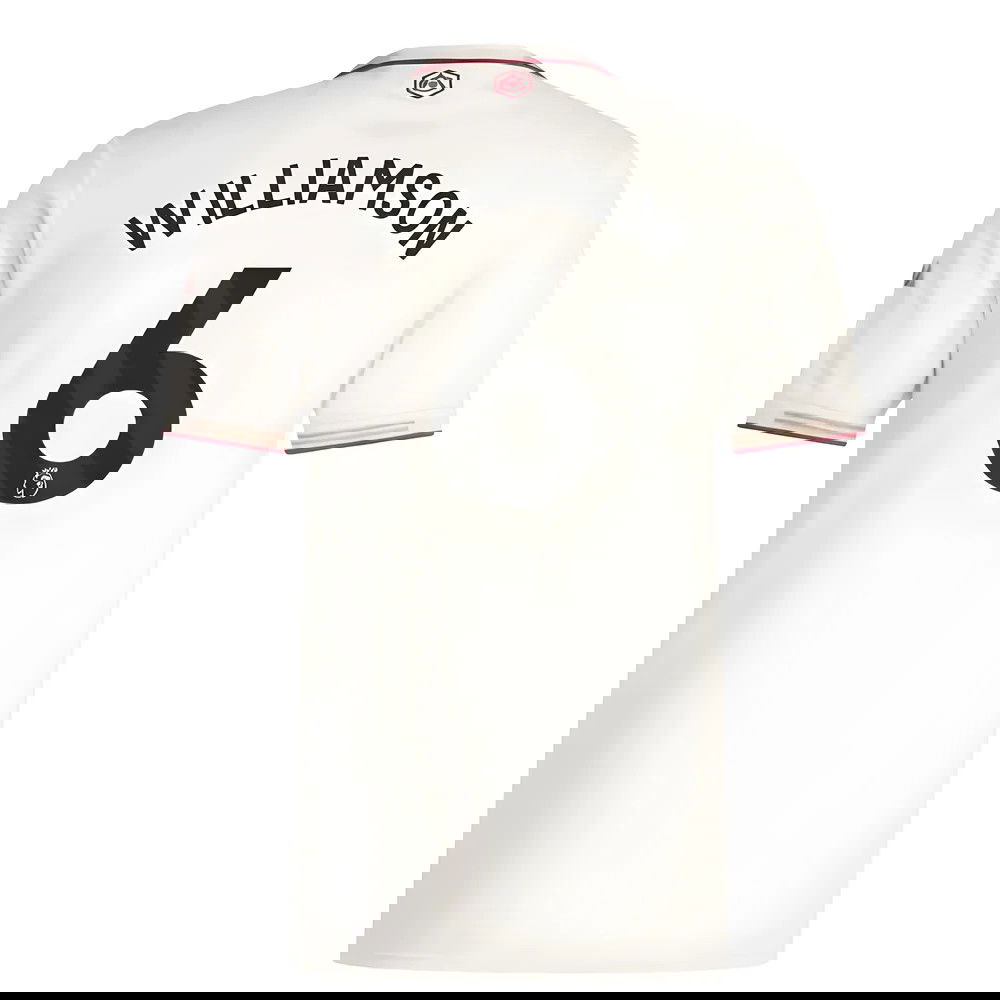 Lacné Futbalove Dresy Arsenal WILLIAMSON #6 Tretina Dres 2025-2026
