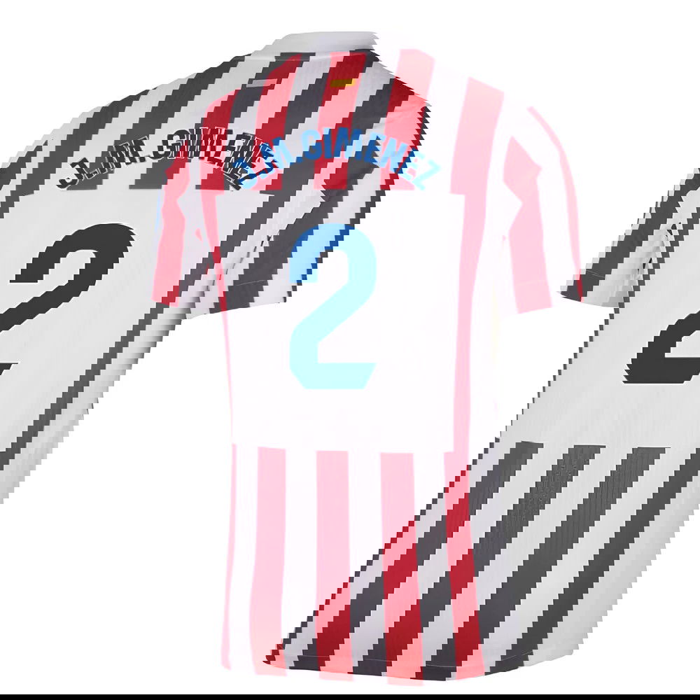 Lacné Futbalove Dresy Atletico Madrid JMGIMENEZ #2 Domáci Dres 2025-2026