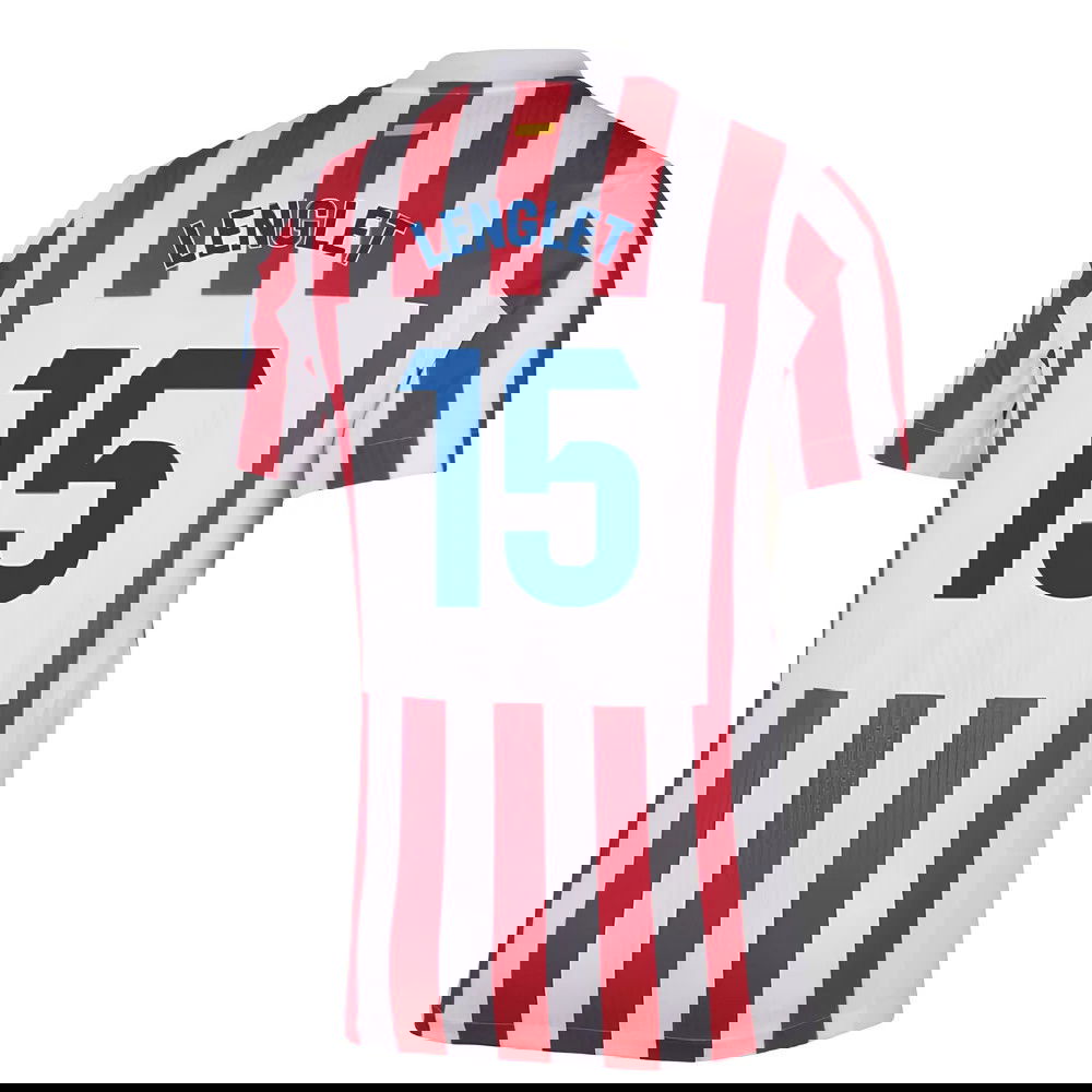 Lacné Futbalove Dresy Atletico Madrid LENGLET #15 Domáci Dres 2025-2026