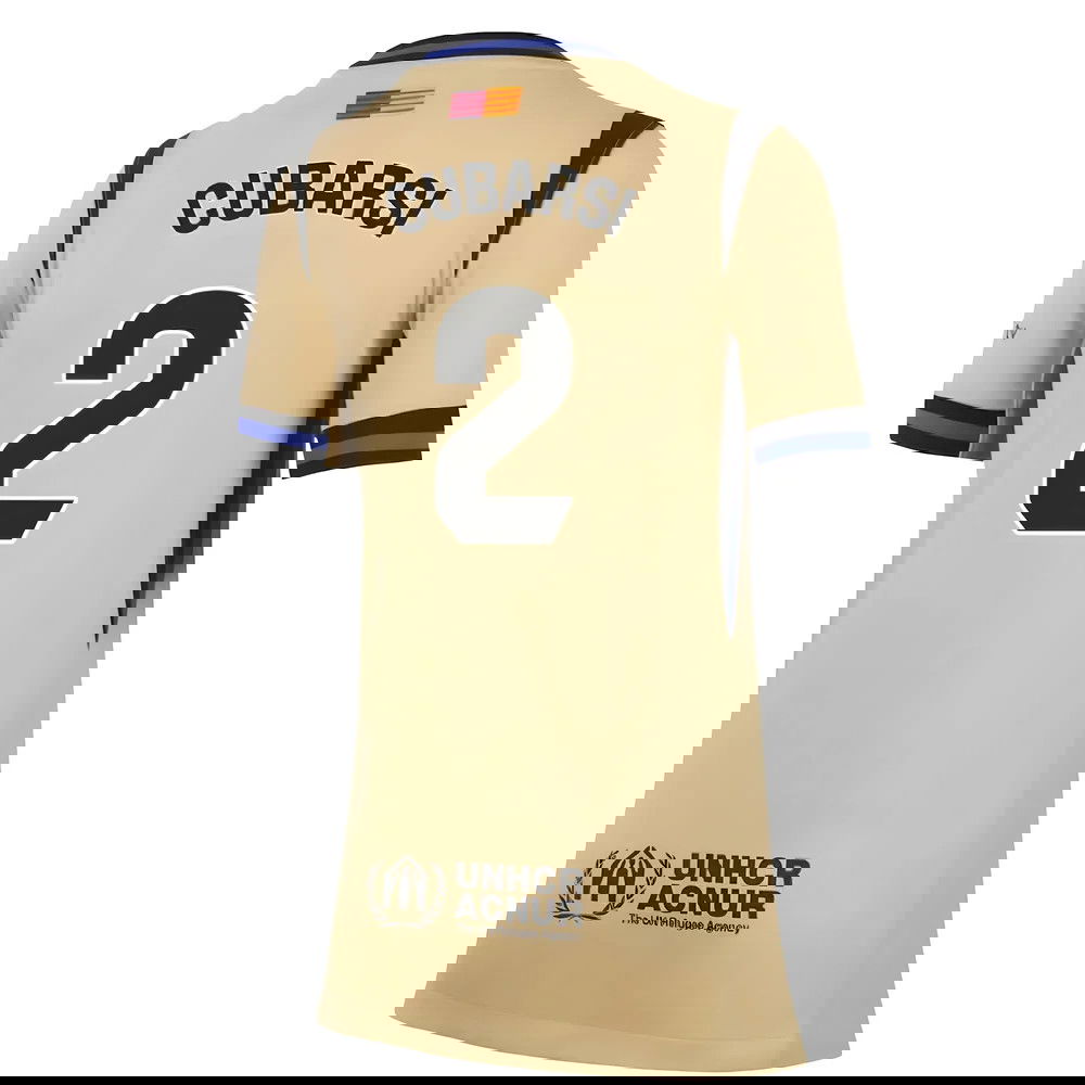 Lacné Futbalove Dresy FC Barcelona Dámské CUBARSI #2 Preč Dres 2025-2026