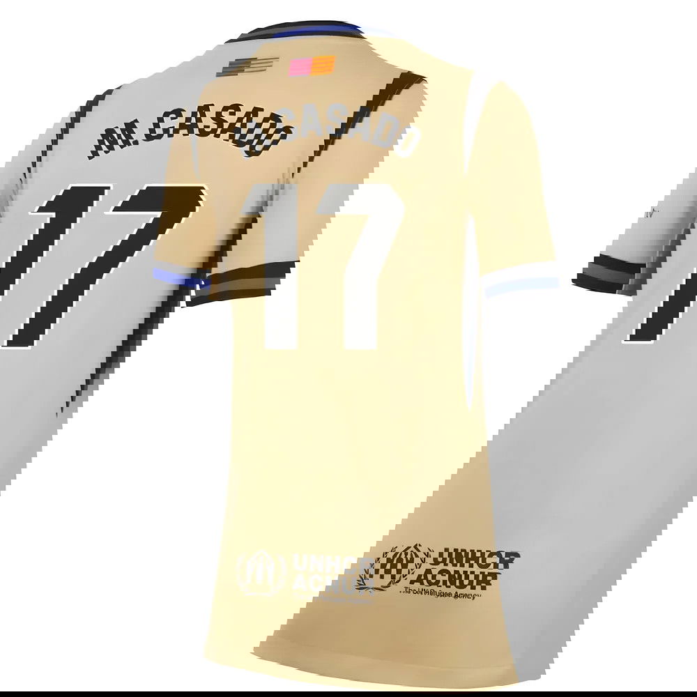 Lacné Futbalove Dresy FC Barcelona Dámské MCASADO #17 Preč Dres 2025-2026