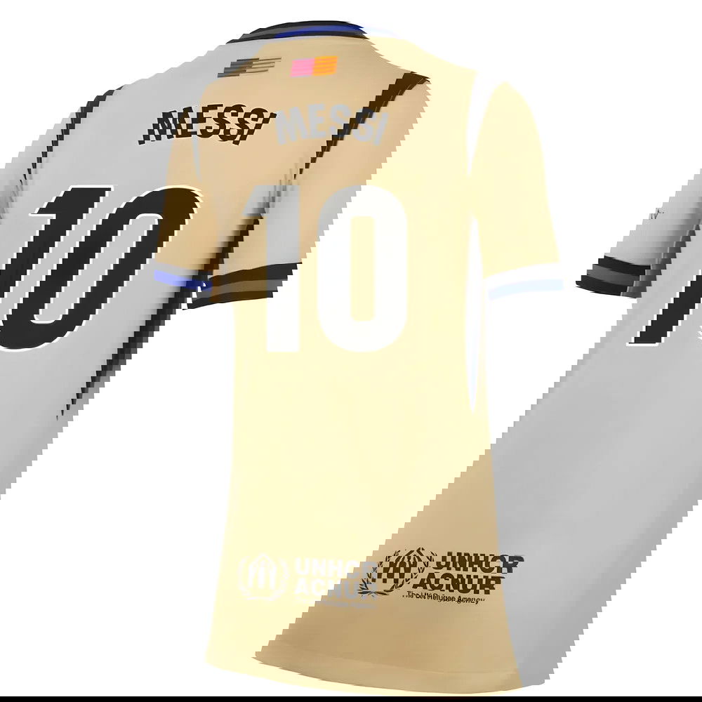 Lacné Futbalove Dresy FC Barcelona Dámské MESSI #10 Preč Dres 2025-2026