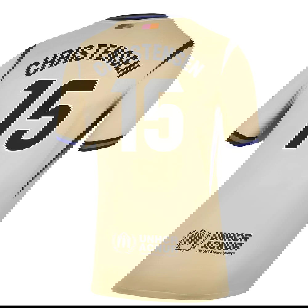 Lacné Futbalove Dresy FC Barcelona CHRISTENSEN #15 Preč Dres 2025-2026