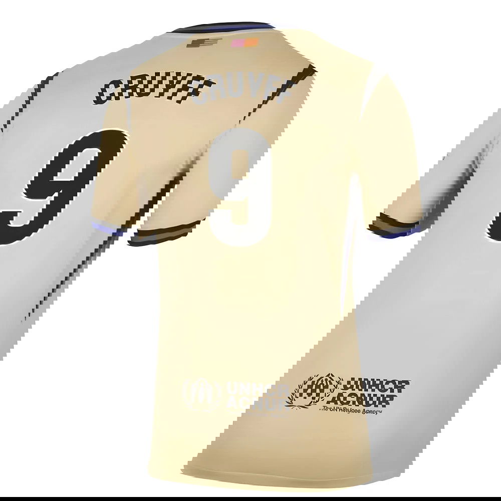Lacné Futbalove Dresy FC Barcelona CRUYFF #9 Preč Dres 2025-2026
