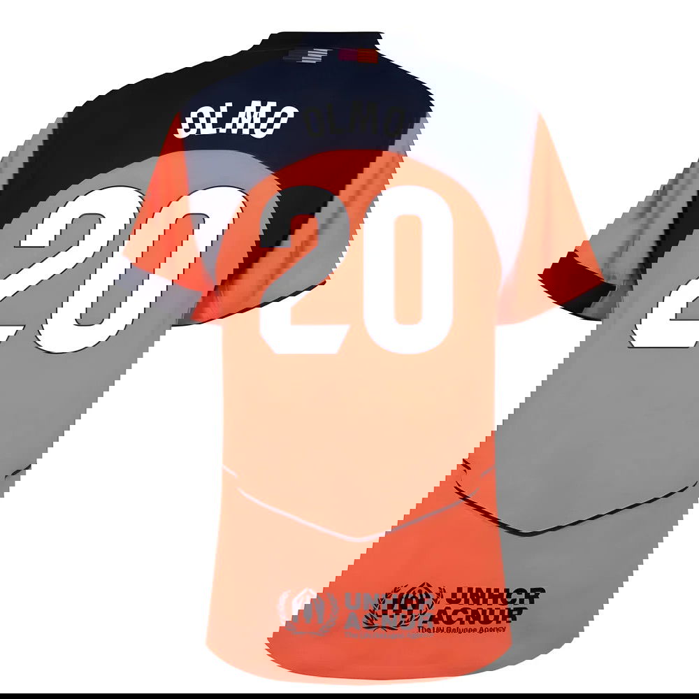 Lacné Futbalove Dresy FC Barcelona OLMO #20 Tretina Dres 2025-2026