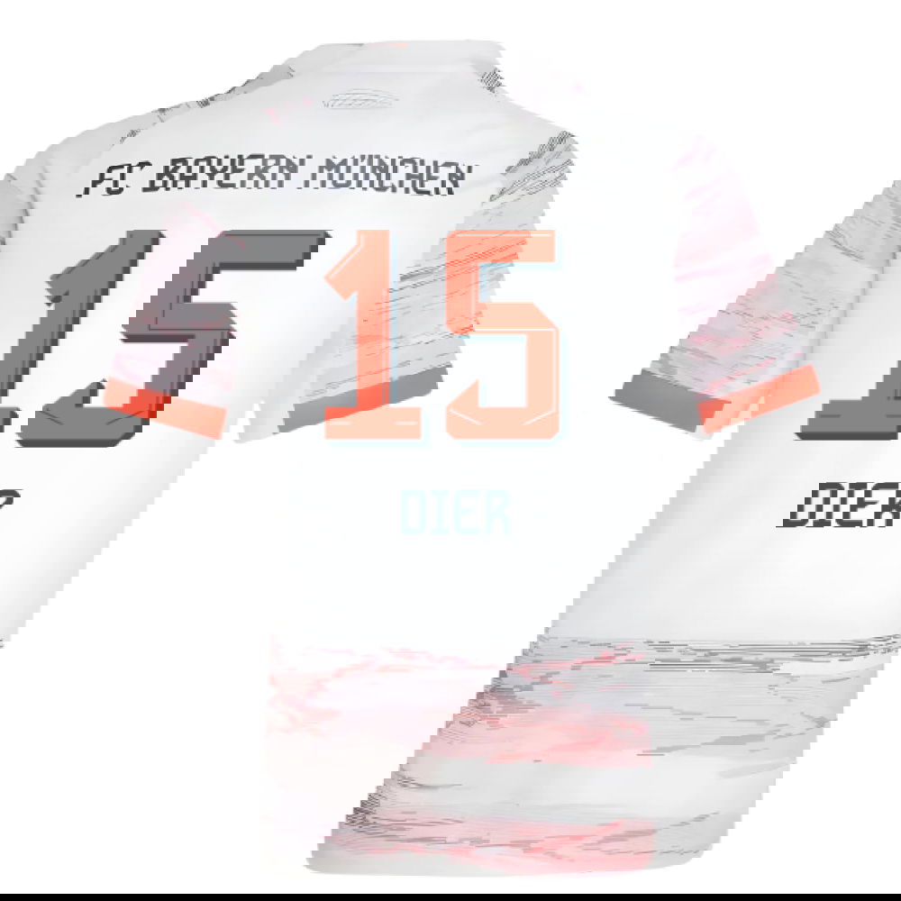 Lacné Futbalove Dresy Bayern Munich DIER #15 Preč Dres 2025-2026