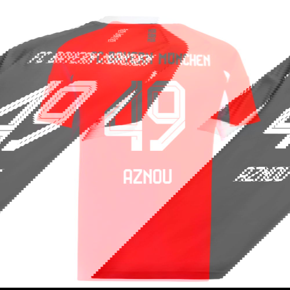 Lacné Futbalove Dresy Bayern Munich AZNOU #49 Domáci Dres 2025-2026