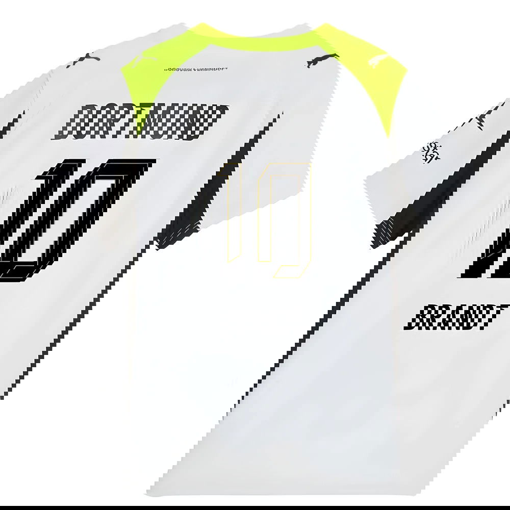 Lacné Futbalove Dresy BVB Borussia Dortmund BRANDT #10 Preč Dres 2025-2026