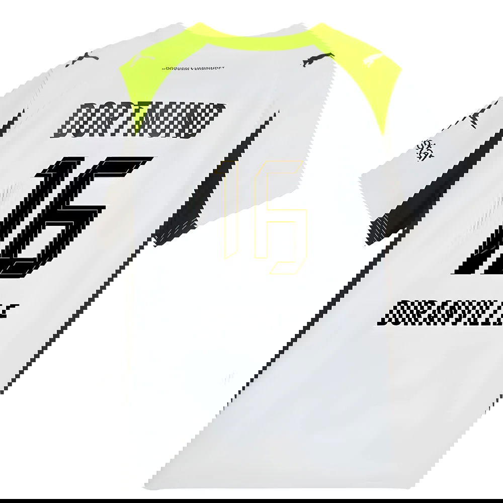 Lacné Futbalove Dresy BVB Borussia Dortmund DURANVILLE #16 Preč Dres 2025-2026