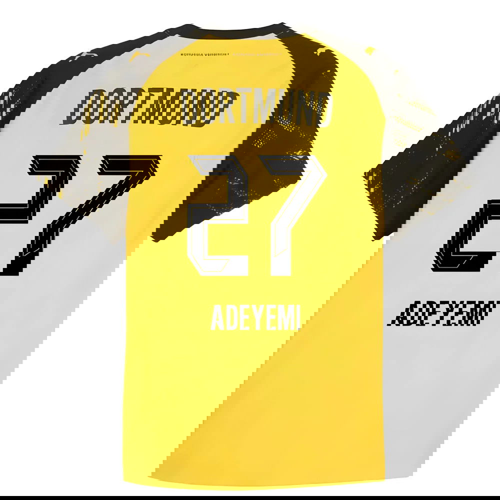 Lacné Futbalove Dresy BVB Borussia Dortmund ADEYEMI #27 Domáci Dres 2025-2026