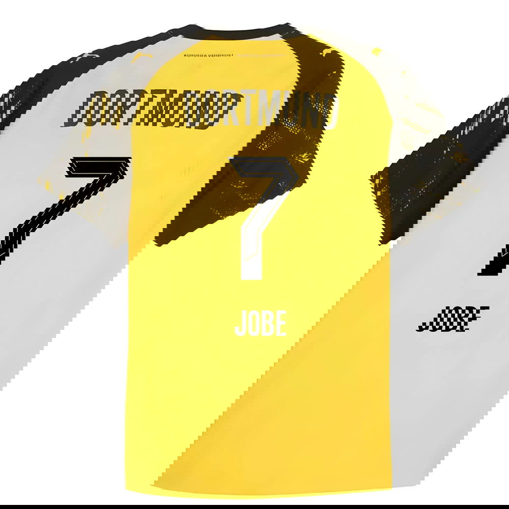 Lacné Futbalove Dresy BVB Borussia Dortmund JOBE #7 Domáci Dres 2025-2026
