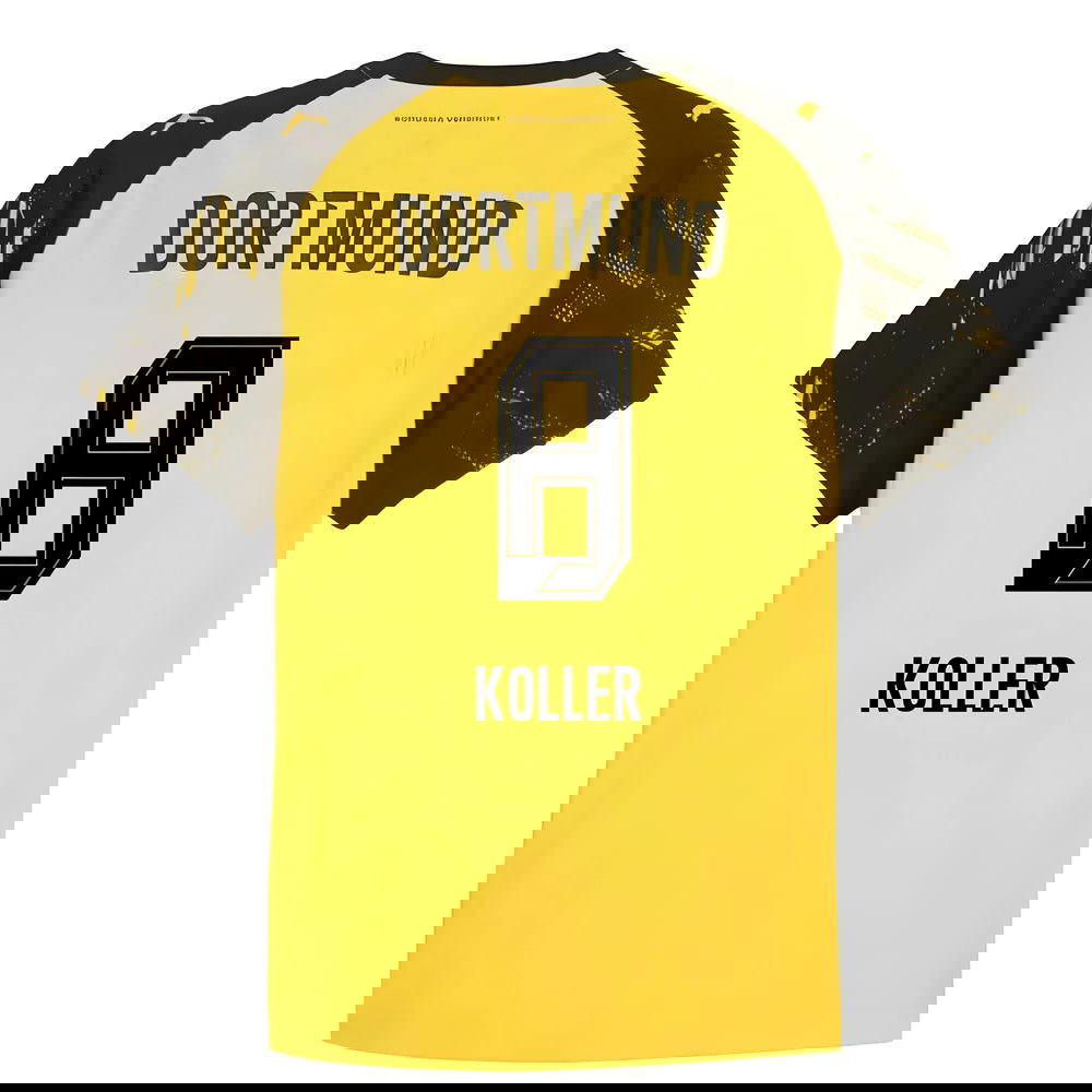 Lacné Futbalove Dresy BVB Borussia Dortmund KOLLER #8 Domáci Dres 2025-2026