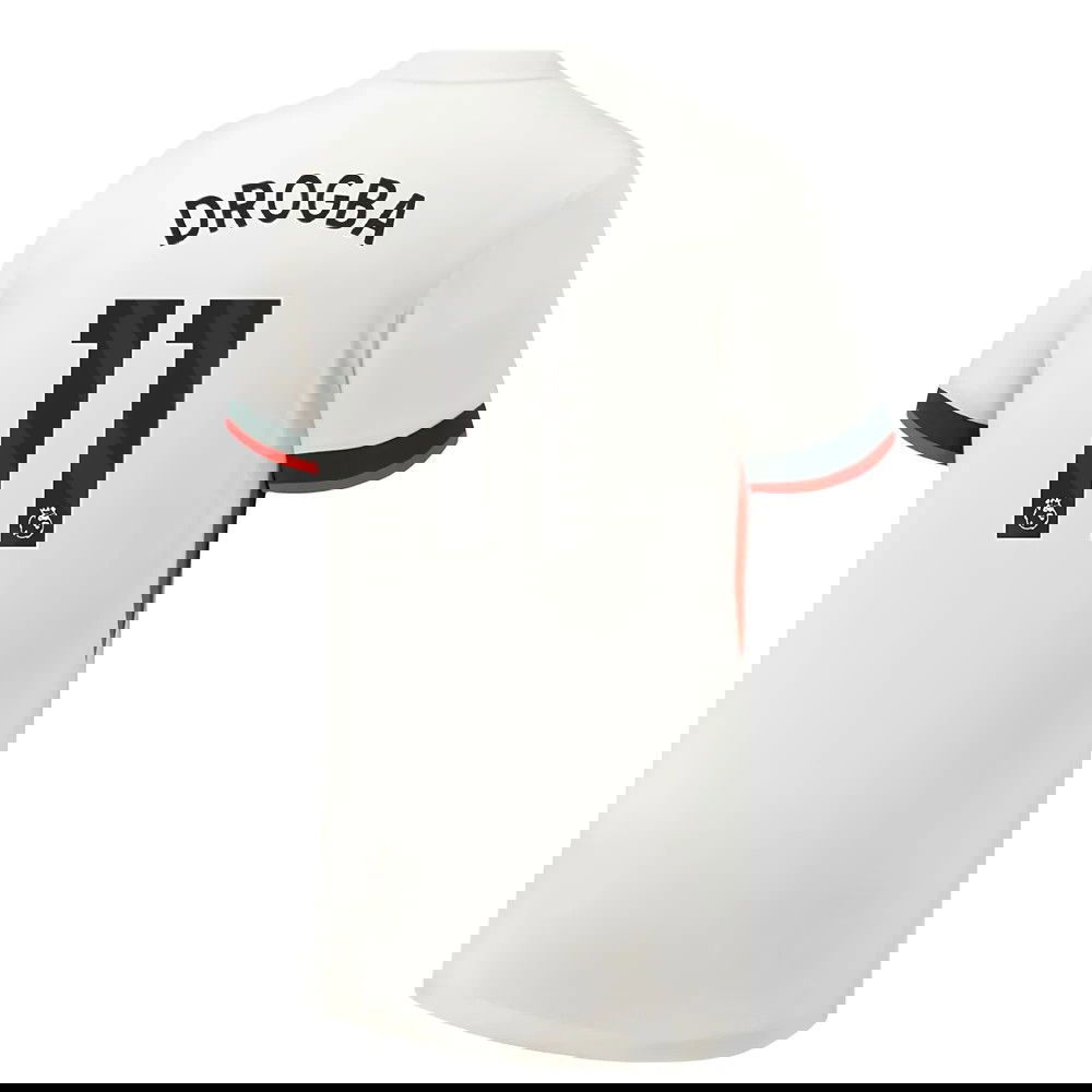 Lacné Futbalove Dresy Chelsea DROGBA #11 Preč Dres 2025-2026