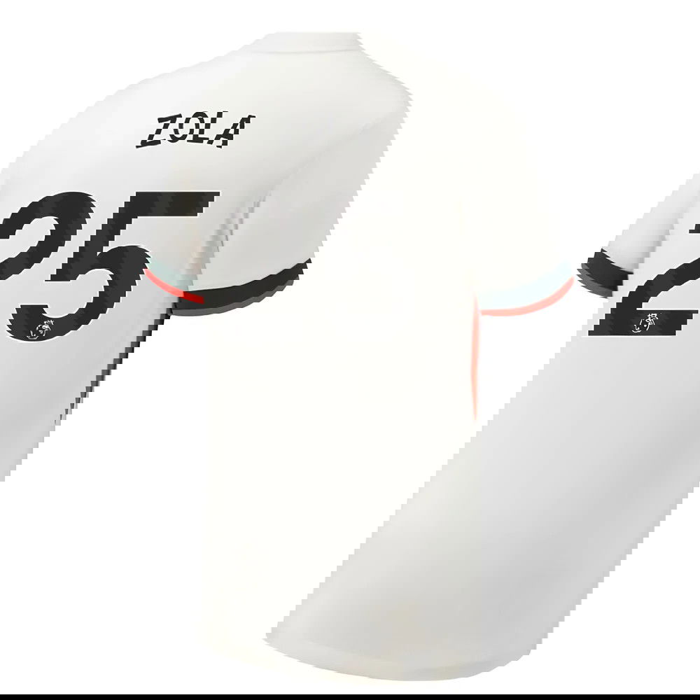 Lacné Futbalove Dresy Chelsea ZOLA #25 Preč Dres 2025-2026