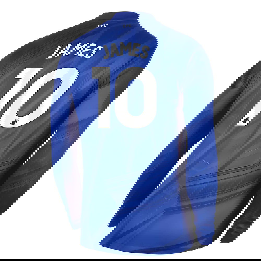 Lacné Futbalove Dresy Chelsea Dlhý Rukáv JAMES #10 Domáci Dres 2025-2026