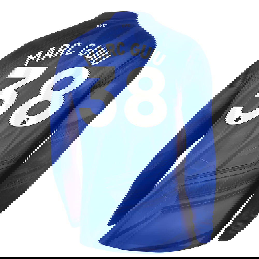 Lacné Futbalove Dresy Chelsea Dlhý Rukáv MARC GUIU #38 Domáci Dres 2025-2026