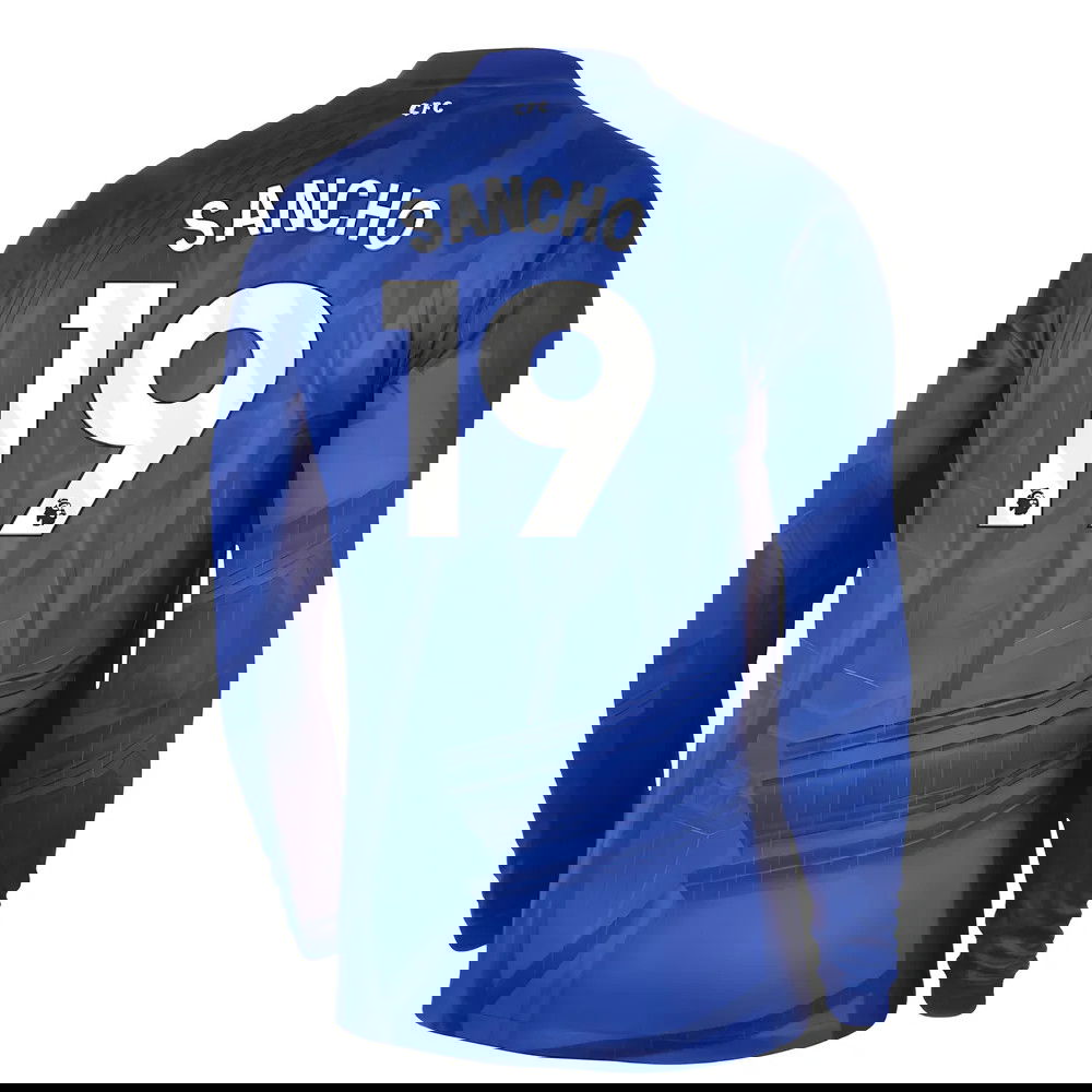 Lacné Futbalove Dresy Chelsea Dlhý Rukáv SANCHO #19 Domáci Dres 2025-2026