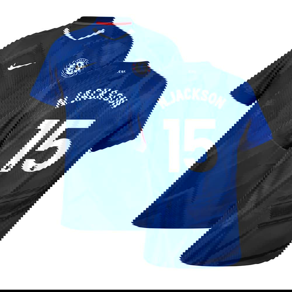 Lacné Futbalove Dresy Chelsea NJACKSON #15 Domáci Dres 2025-2026