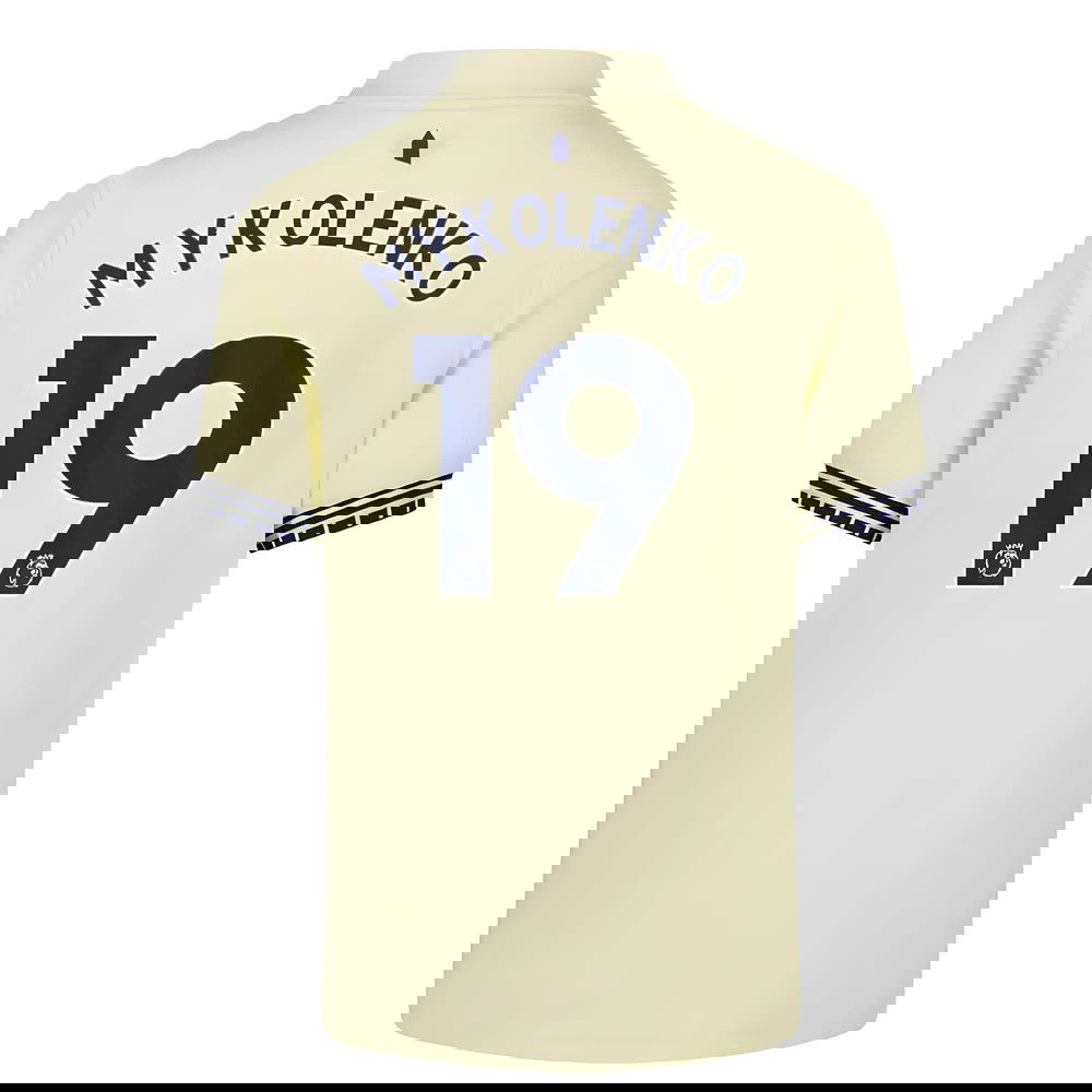 Lacné Futbalove Dresy Everton MYKOLENKO #19 Preč Dres 2025-2026