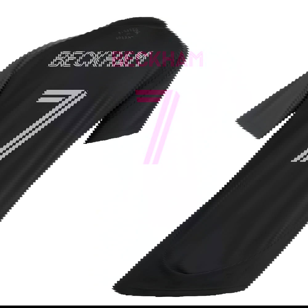 Lacné Futbalove Dresy Inter Miami CF Dámské BECKHAM #7 Preč Dres Majstrovstvá sveta 2026