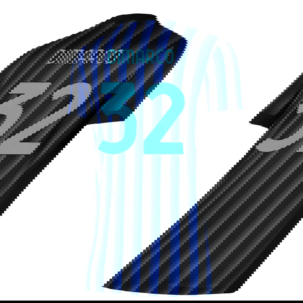 Lacné Futbalove Dresy Inter Milan Dámské DIMARCO #32 Domáci Dres 2025-2026