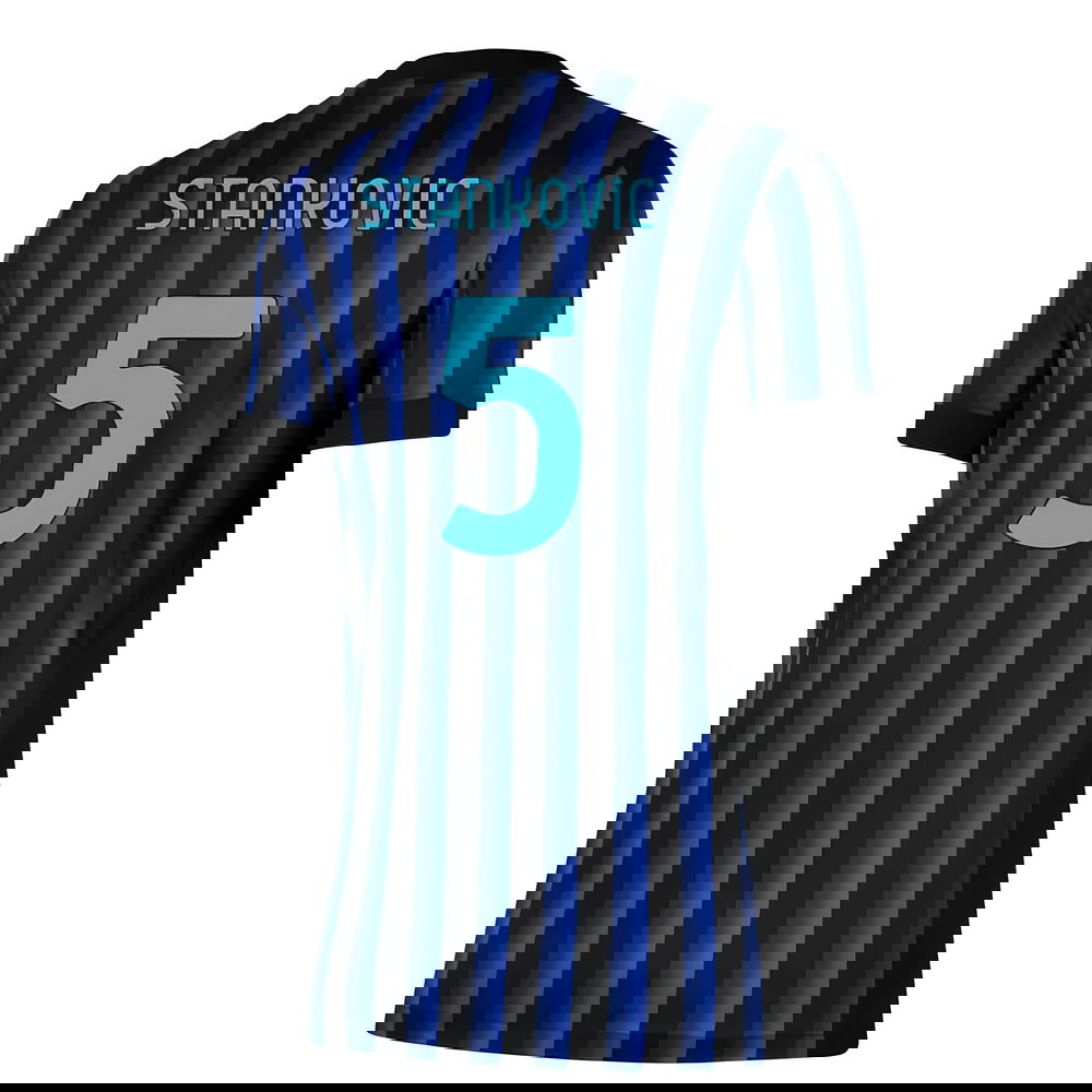 Lacné Futbalove Dresy Inter Milan Dámské STANKOVIC #5 Domáci Dres 2025-2026
