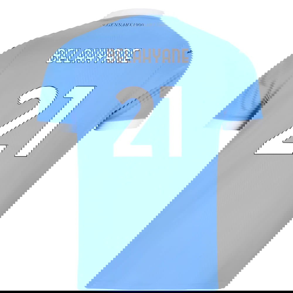 Lacné Futbalove Dresy SS Lazio BELAHYANE #21 Domáci Dres 2025-2026